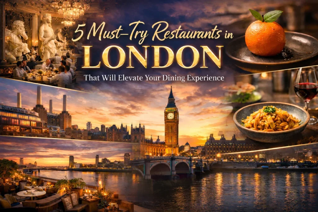 5 restaurants in london