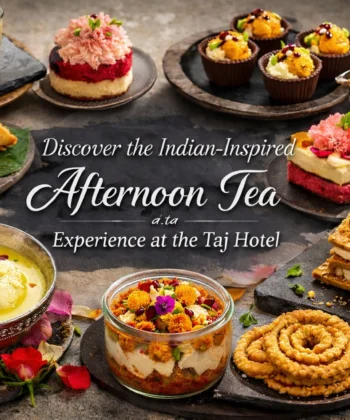 Indian inspired afternoon tea at Taj Hotel