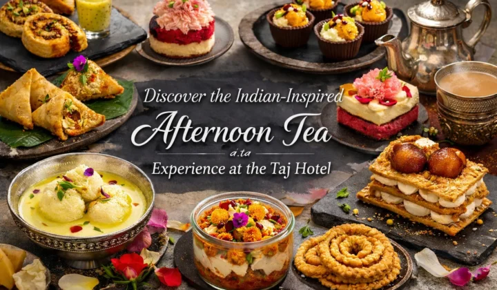 Indian inspired afternoon tea at Taj Hotel