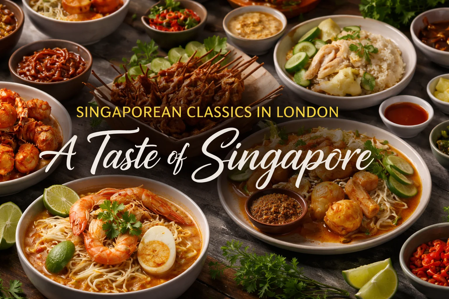 A taste of singapore at singapulah restaurant