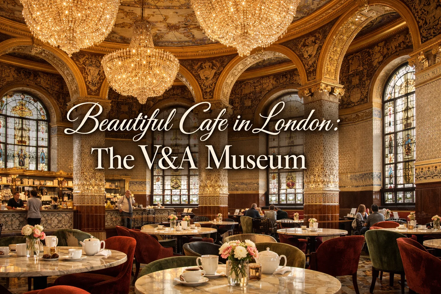 Beautiful cafe in london the vanda museum