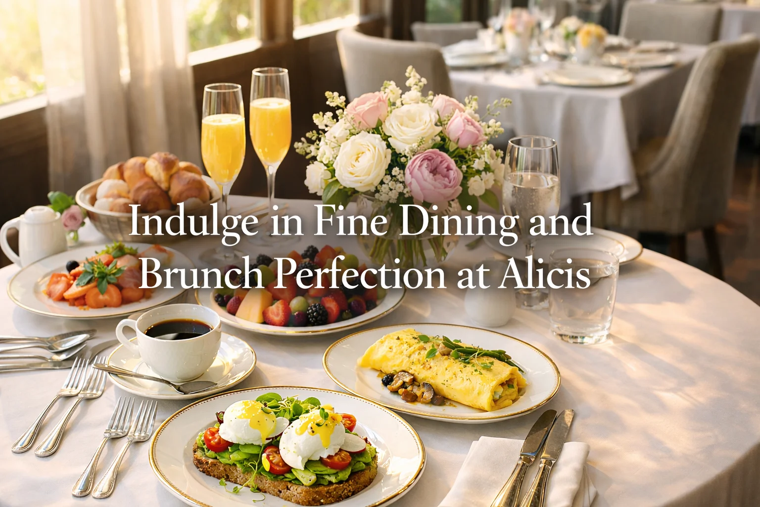 Indulge in fine dining and brunch perfection at alicis