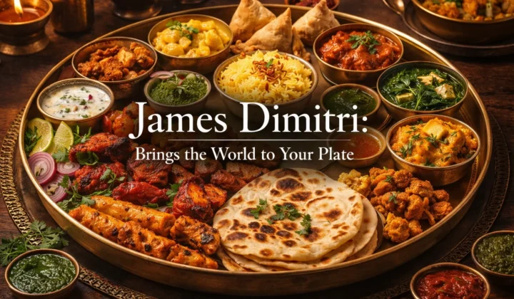 James dimitri brings the world to your plate