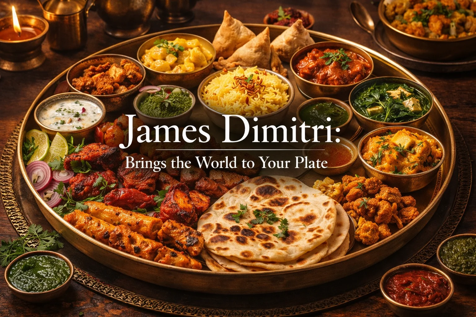 James dimitri brings the world to your plate