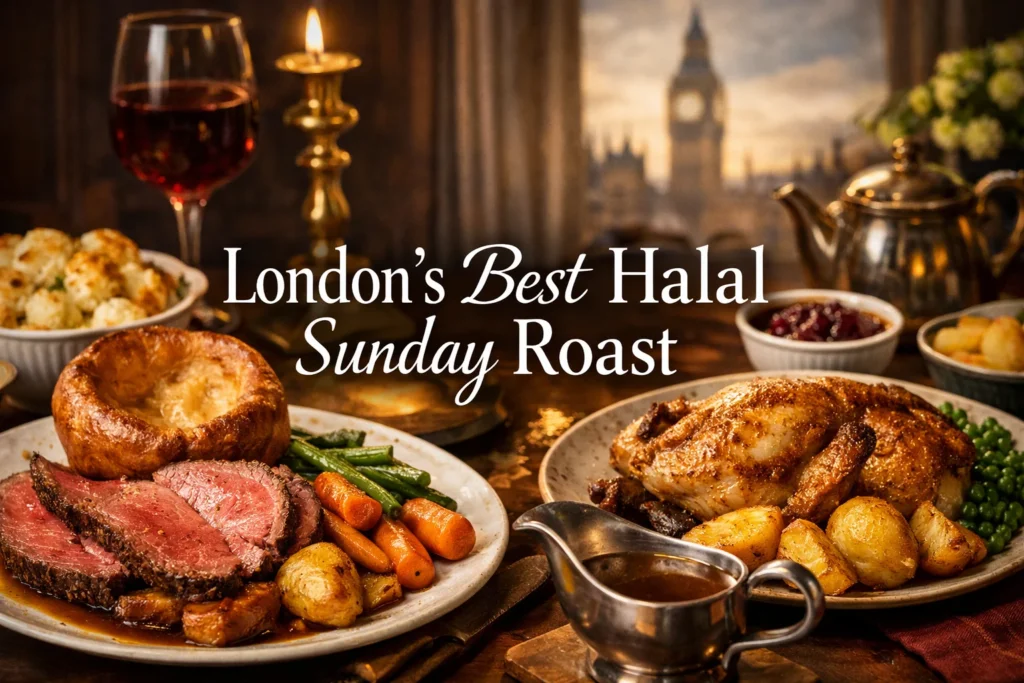 Londons best halal sunday roast