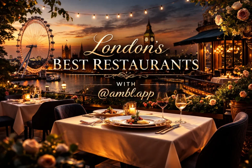 Londons best restaurants with amblapp
