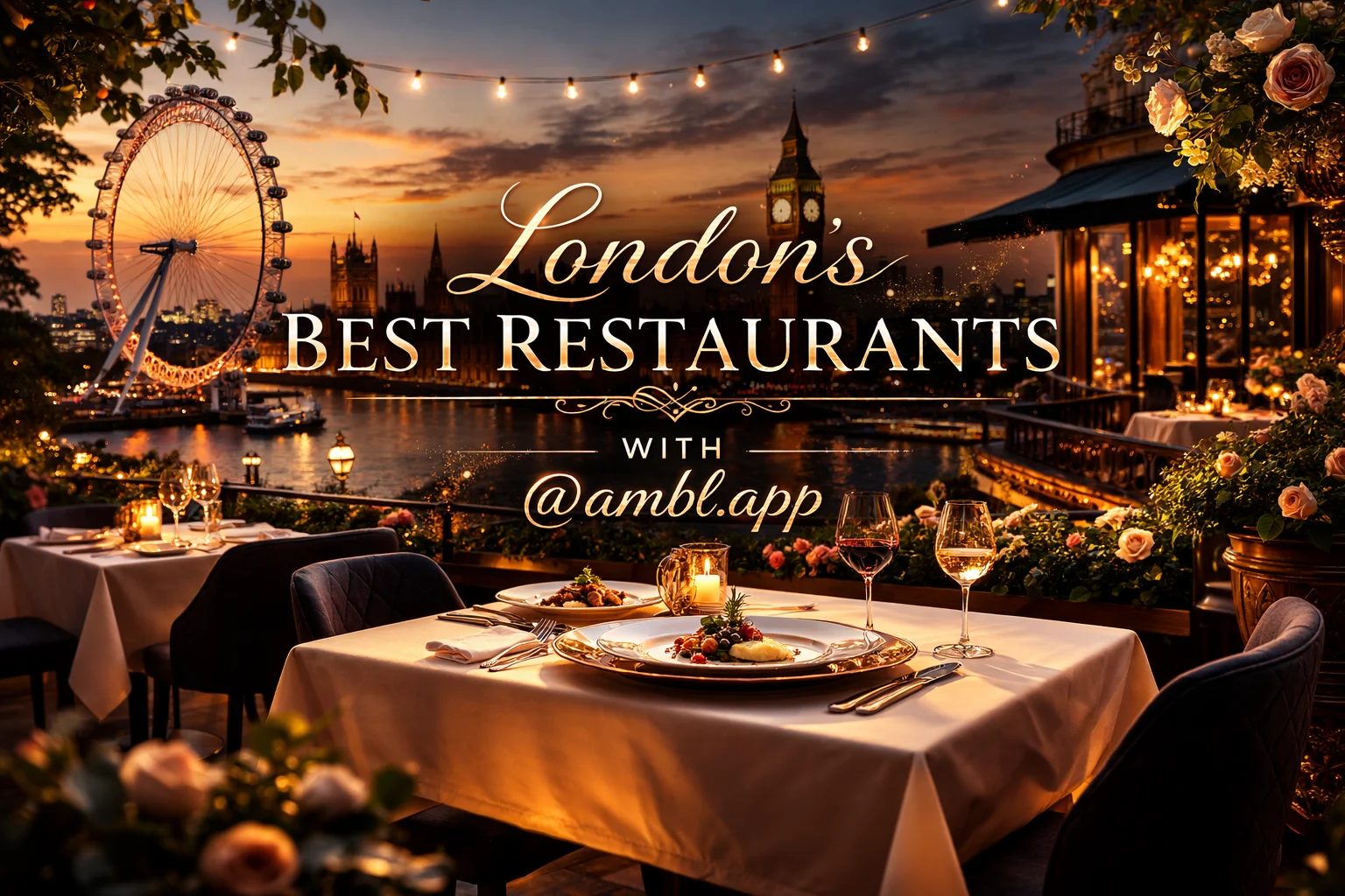 Londons best restaurants with amblapp