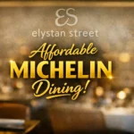 Elystan street michelin lunch