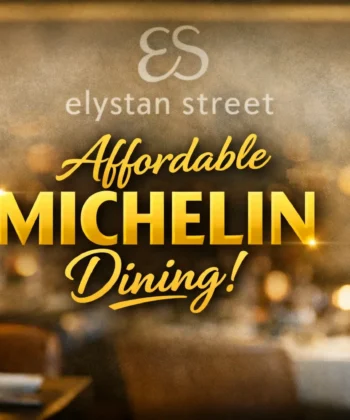 Elystan street michelin lunch
