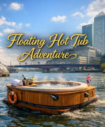 Floating hot tub bath