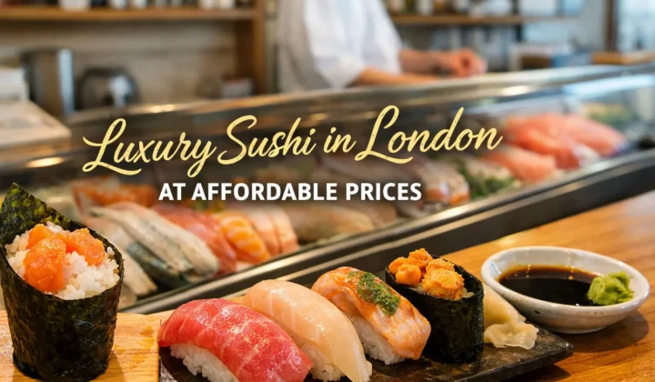 Luxury sushi in london
