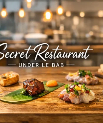 Secret restaurant under le bab