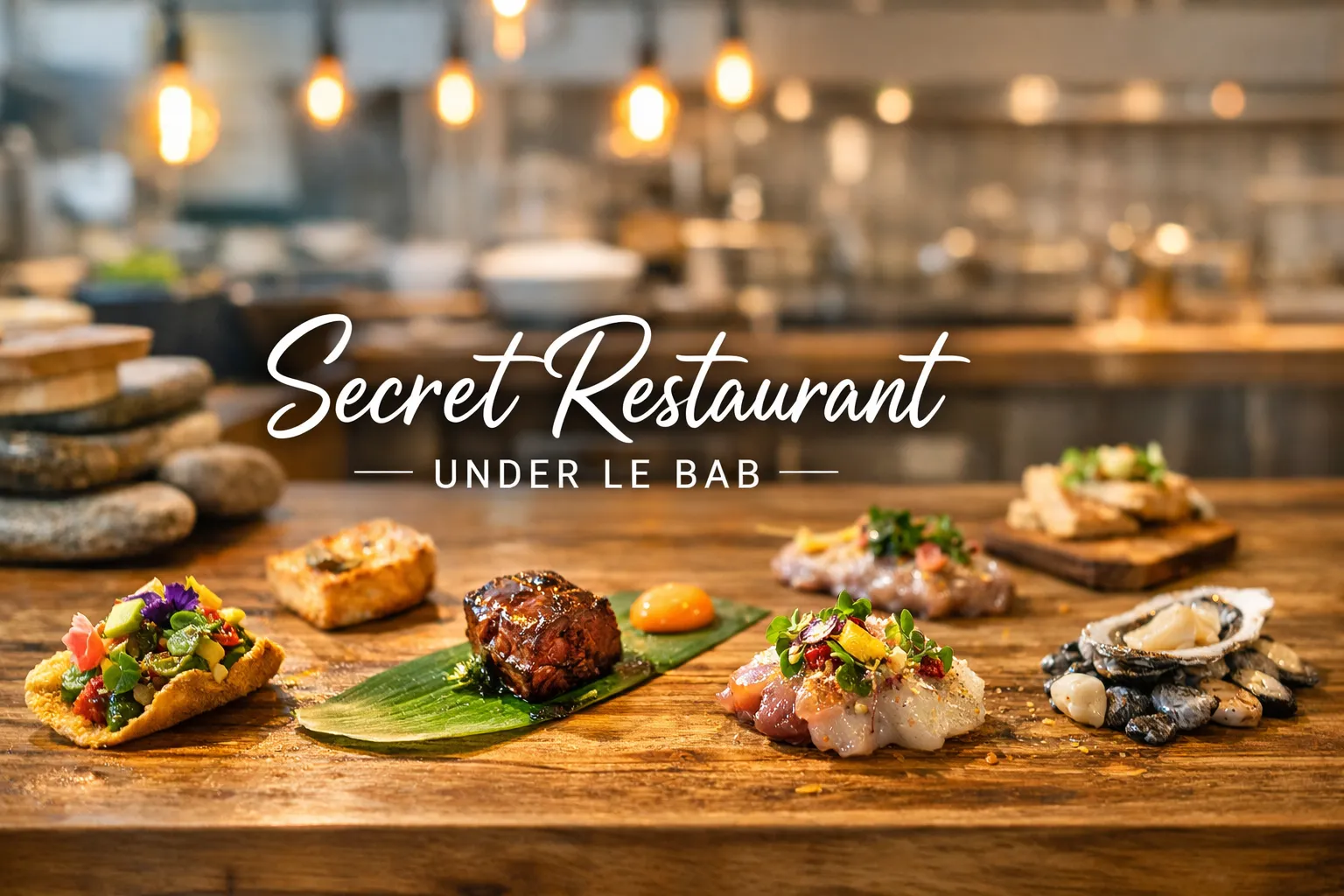 Secret restaurant under le bab