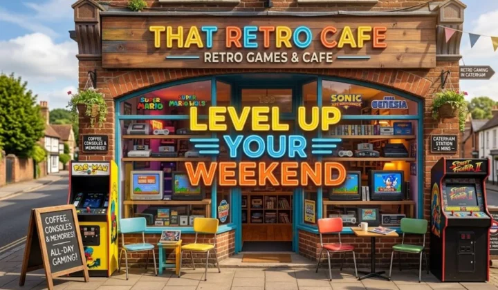 Retro games and cafe