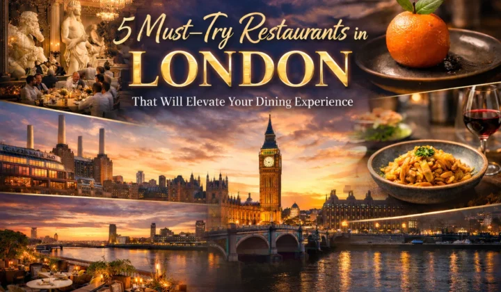 5 restaurants in london