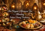 An Elegant Afternoon Tea Blending Indian Dining Traditions