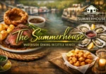 Waterside dining at The Summerhouse