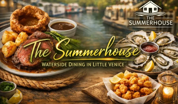 Waterside dining at The Summerhouse