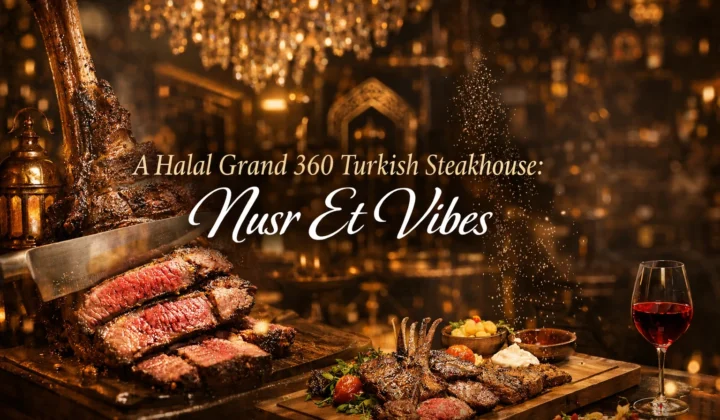 A halal grand 360 turkish steakhouse nusr et vibes