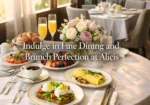 Indulge in fine dining and brunch perfection at alicis