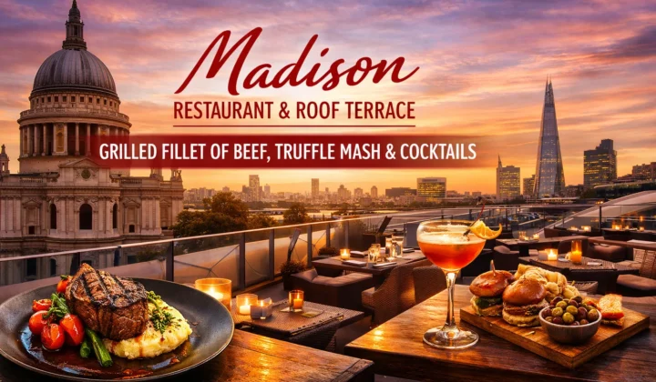 Madison restaurant roof terrace london