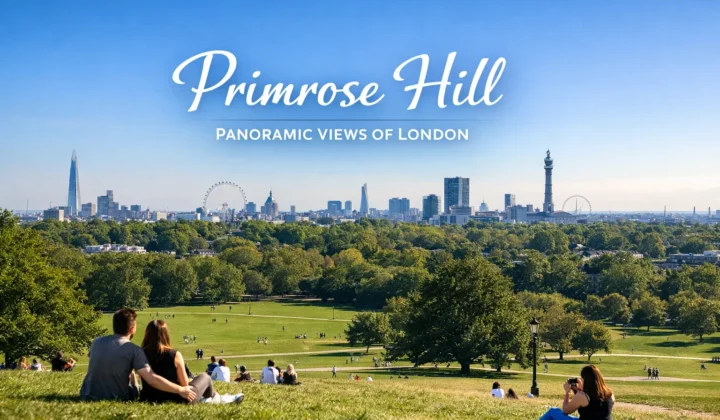 Primrose hill in london with