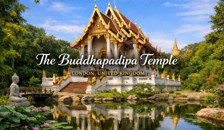 Promotional banner image buddha tample