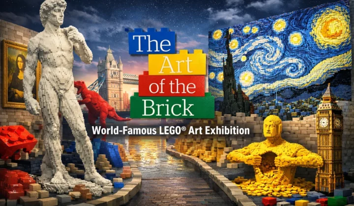 The art of the brick banner